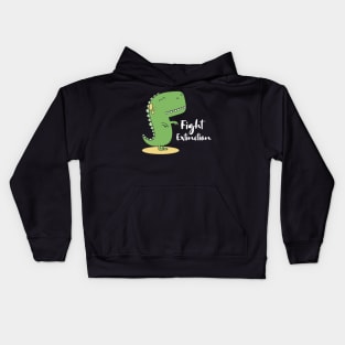 'Fight Extinction' Environment Awareness Shirt Kids Hoodie